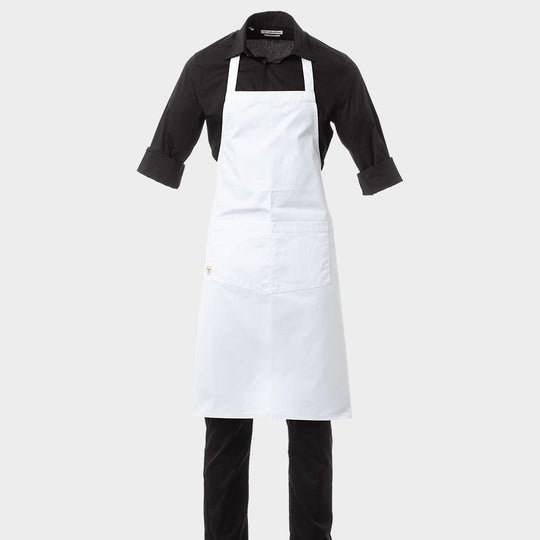 Șorț cu pieptar PAYPER BOUTIQUE WHITE - 1 — bultex99.com Șorț cu pieptar PAYPER BOUTIQUE WHITE - 1
