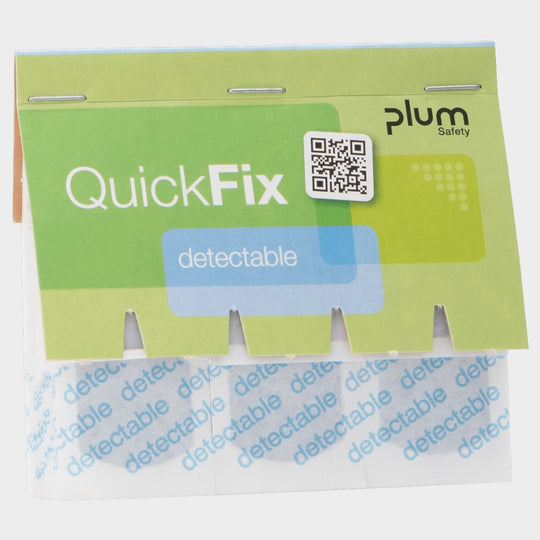 Plasturi detectabili cu inserție metalică PLUM QUICKFIX REFILL - 1 — bultex99.com Plasturi detectabili cu inserție metalică PLUM QUICKFIX REFILL - 1