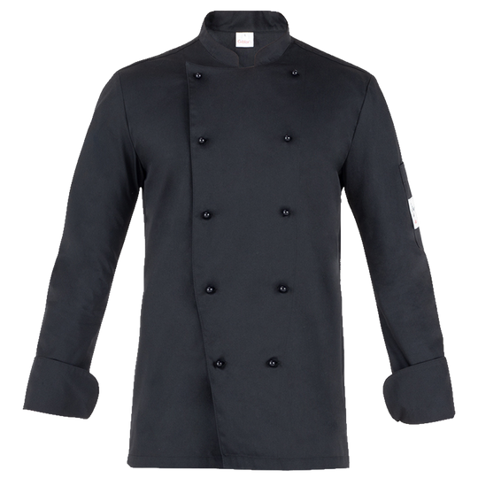 Chef's tunic ADRIANO BLACK — bultex99.com Chef's tunic ADRIANO BLACK