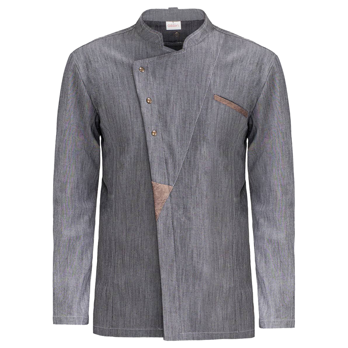 Chef's tunic GROSSETO GREY DENIM — bultex99.com Chef's tunic GROSSETO GREY DENIM