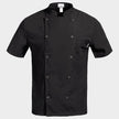 Chef's tunic with short sleeves NAPOLI 2.0 BLACK - 1 — bultex99.com Chef's tunic with short sleeves NAPOLI 2.0 BLACK - 1