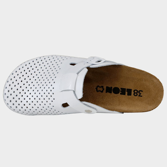 Дамско сабо LEON LADY WHITE - 2 — bultex99.com Дамско сабо LEON LADY WHITE - 2