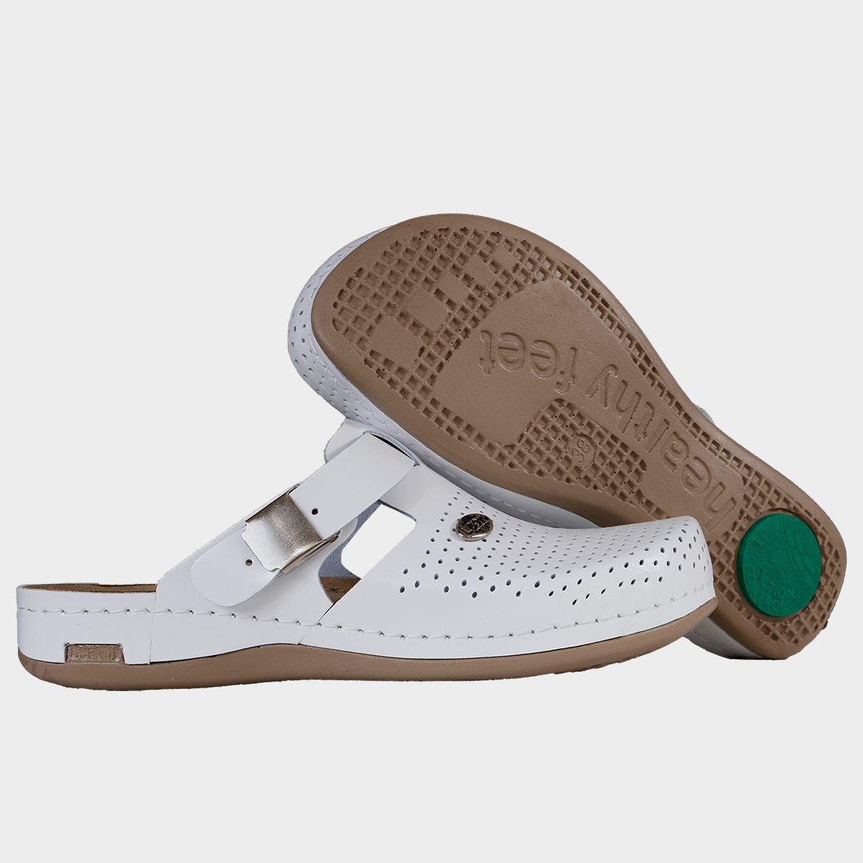 Дамско сабо LEON LADY WHITE - 6 — bultex99.com Дамско сабо LEON LADY WHITE - 6