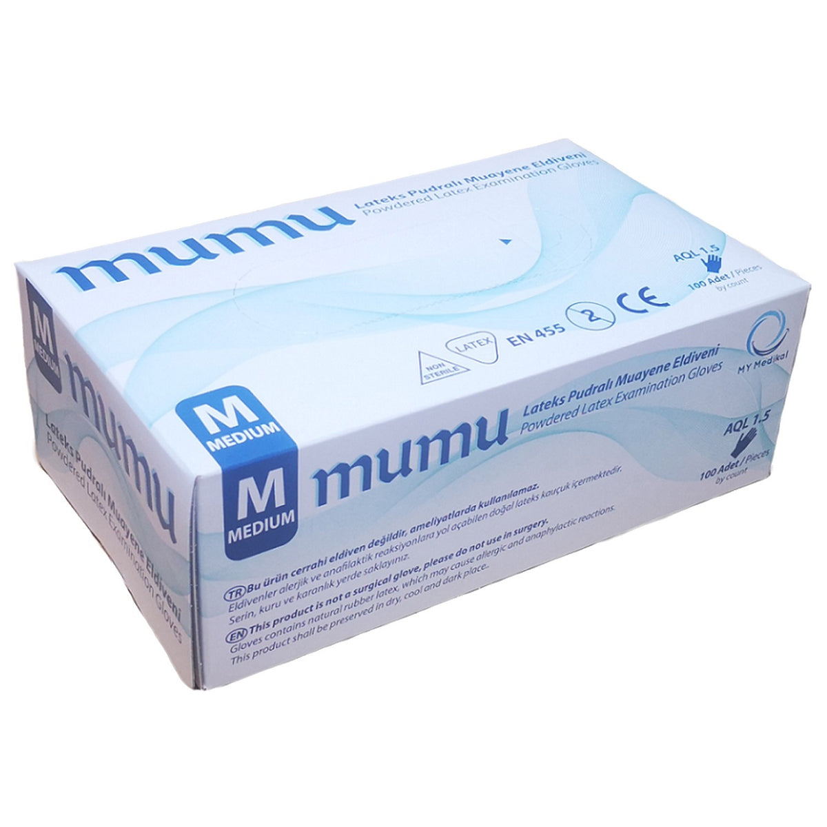 Еднократни ръкавици от латекс MUMU LATEX — bultex99.com Еднократни ръкавици от латекс MUMU LATEX
