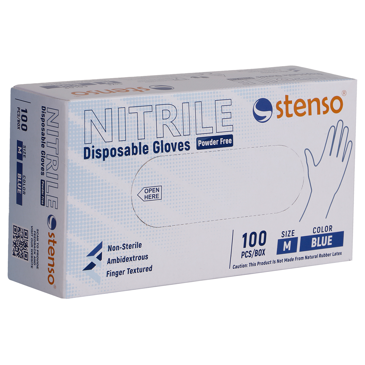 Disposable nitrile gloves - 100 pcs. STENSO NITRILE PF — bultex99.com Disposable nitrile gloves - 100 pcs. STENSO NITRILE PF