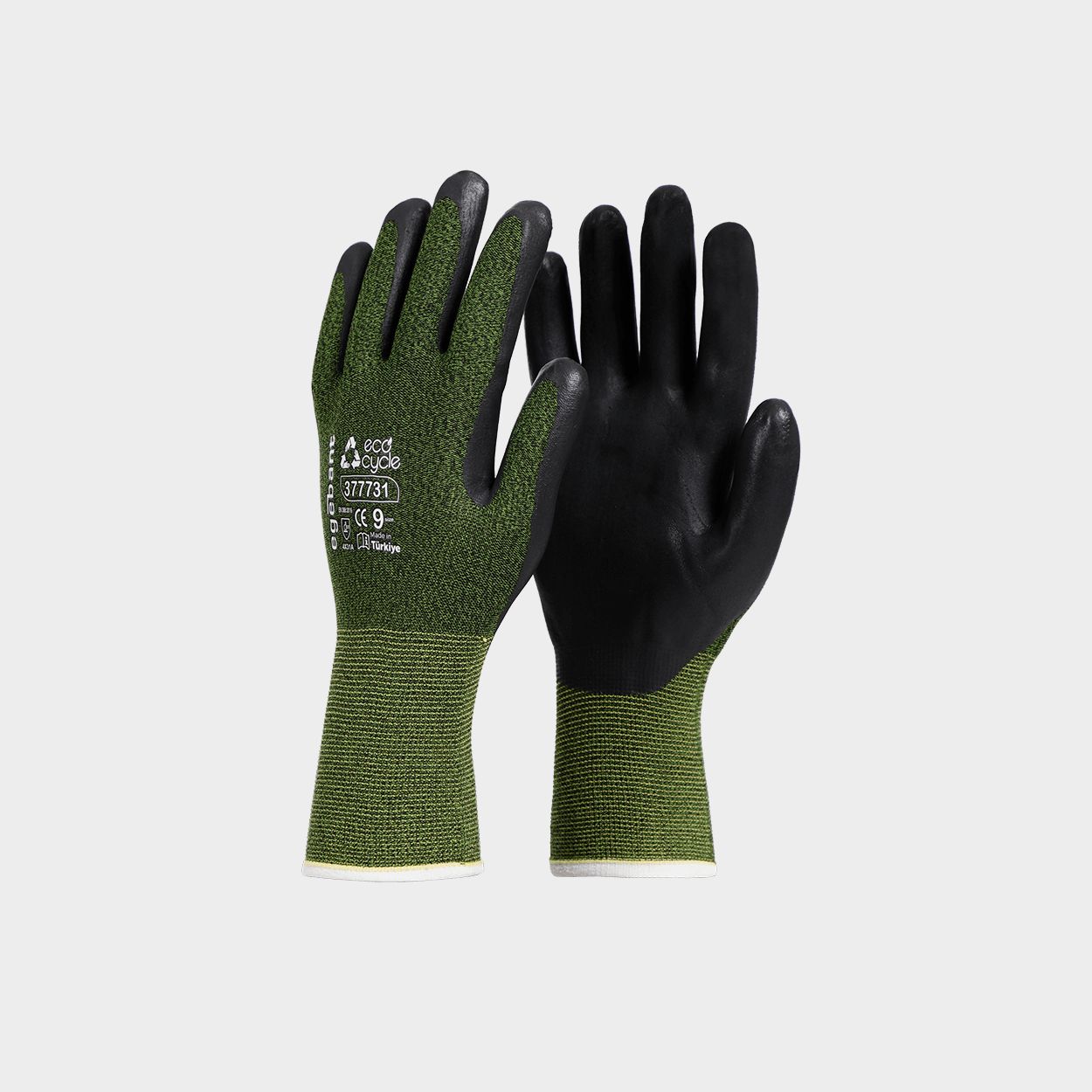 Mănuși tricotate ecologice topite în nitril EGEBANT ECOCYCLE GREEN - 5 — bultex99.com Mănuși tricotate ecologice topite în nitril EGEBANT ECOCYCLE GREEN - 5