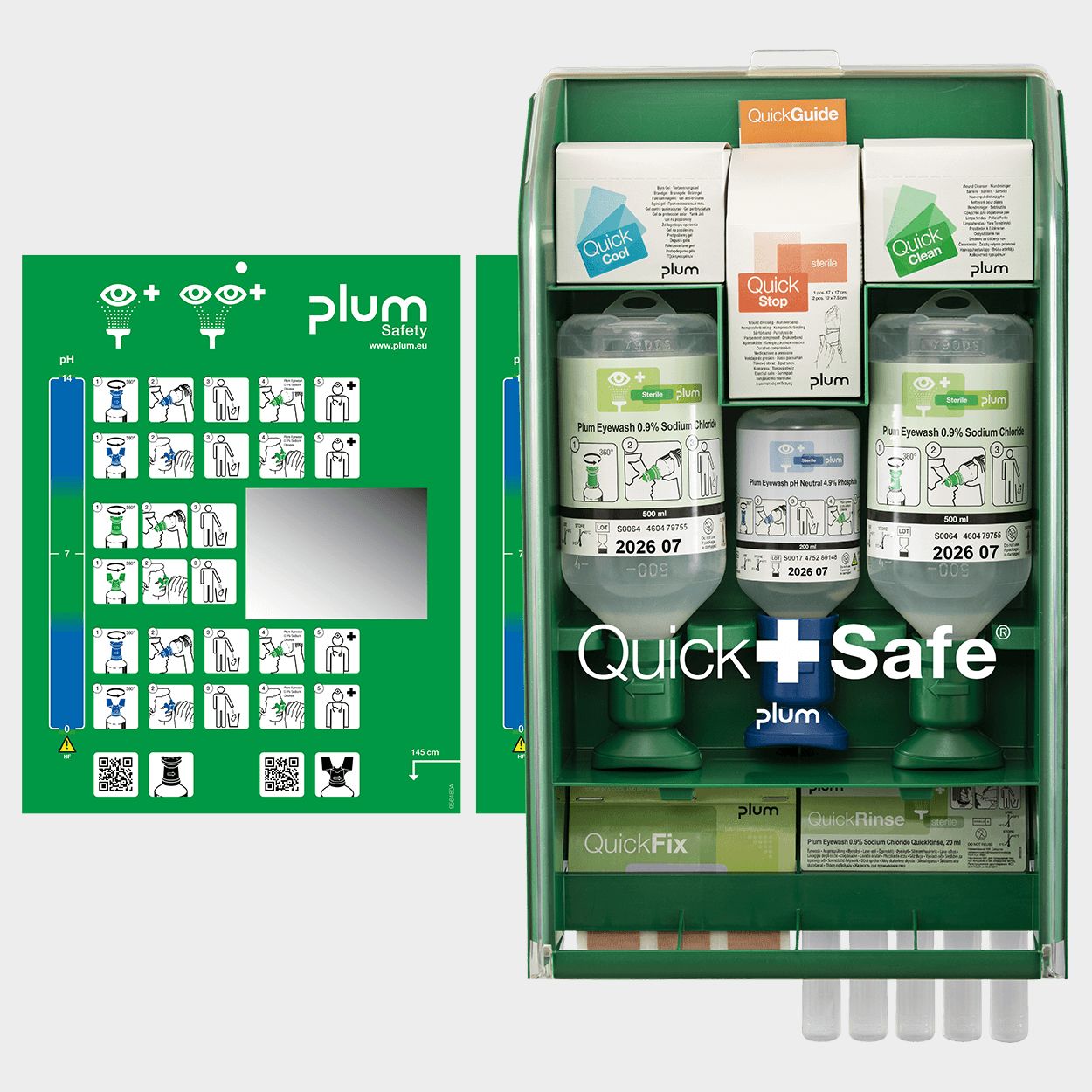 Stație de prim ajutor PLUM QUICKSAFE COMPLETE BOX - 3 — bultex99.com Stație de prim ajutor PLUM QUICKSAFE COMPLETE BOX - 3