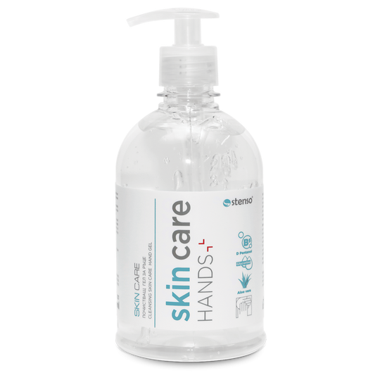 Почистващ гел за ръце SKIN CARE 500 мл — bultex99.com Почистващ гел за ръце SKIN CARE 500 мл