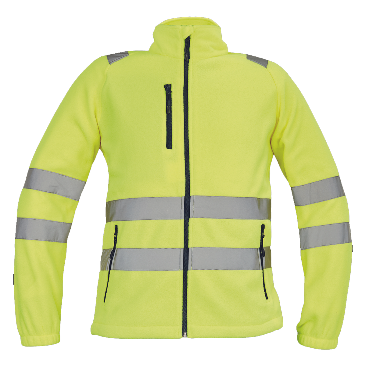 High visibility jacket ALMERIA HV YELLOW FLEECE — bultex99.com High visibility jacket ALMERIA HV YELLOW FLEECE