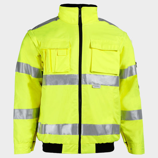 Сигнално яке GROVER HV YELLOW - 1 — bultex99.com Сигнално яке GROVER HV YELLOW - 1