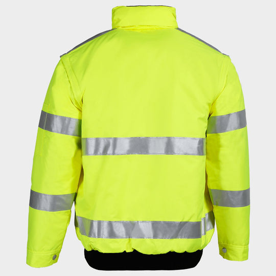 Сигнално яке GROVER HV YELLOW - 2 — bultex99.com Сигнално яке GROVER HV YELLOW - 2