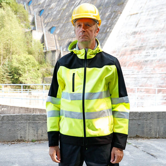 High visibility softshell jacket NOBEL 2.0 YELLOW - 2 — bultex99.com High visibility softshell jacket NOBEL 2.0 YELLOW - 2