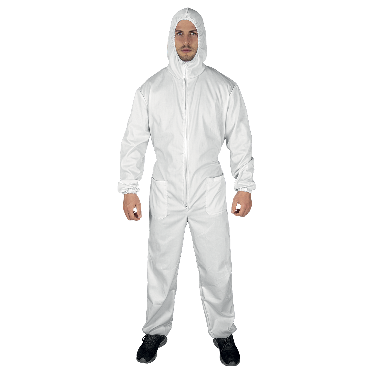 Hooded coverall EASY COVER WHITE — bultex99.com Hooded coverall EASY COVER WHITE