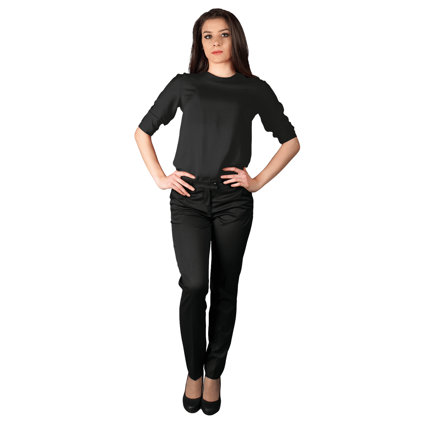 Lady's blouse IVON BLACK - 2 — bultex99.com Lady's blouse IVON BLACK - 2