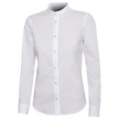 Lady's mandarin collar shirt VELILLA WHITE — bultex99.com Lady's mandarin collar shirt VELILLA WHITE