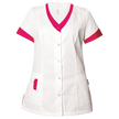 Tunică medicală pentru femei ALEGRA ALB/ROZ ÎNCHIS — bultex99.com Tunică medicală pentru femei ALEGRA ALB/ROZ ÎNCHIS