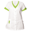 Tunică medicală pentru femei ALEGRA ALB/VERDE DESCHIS — bultex99.com Tunică medicală pentru femei ALEGRA ALB/VERDE DESCHIS