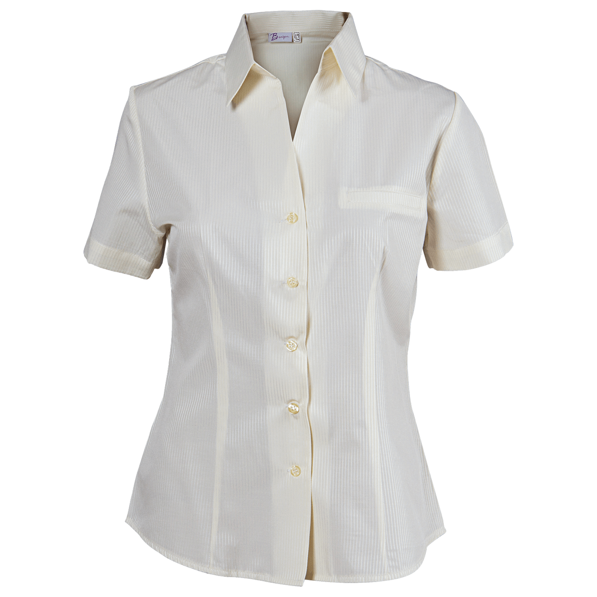 Lady's short sleeve shirt LEA SHAMPAGNE — bultex99.com Lady's short sleeve shirt LEA SHAMPAGNE