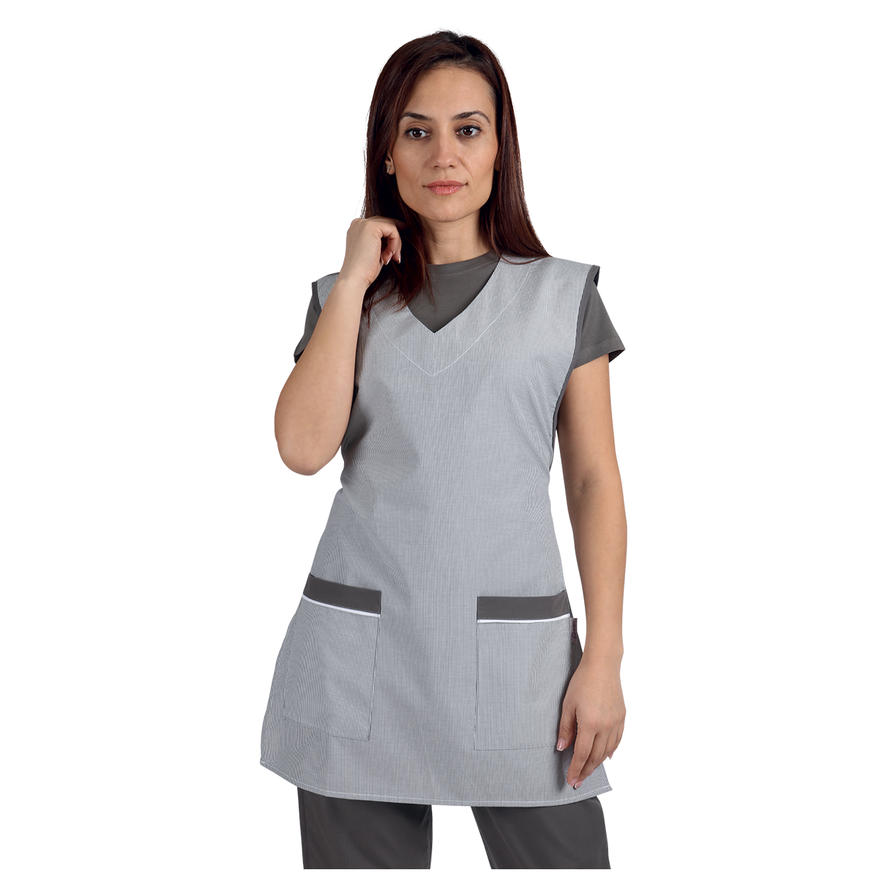 Lady's work tunic PETIA GREY — bultex99.com Lady's work tunic PETIA GREY