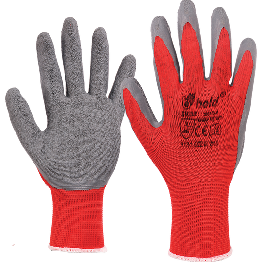 Latex dipped gloves CARD TOPGRIP RED — bultex99.com Latex dipped gloves CARD TOPGRIP RED