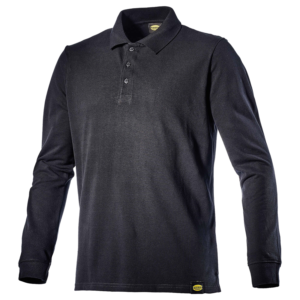 Long sleeve polo t-shirt POLO ML ATLANTIS II BLACK — bultex99.com Long sleeve polo t-shirt POLO ML ATLANTIS II BLACK