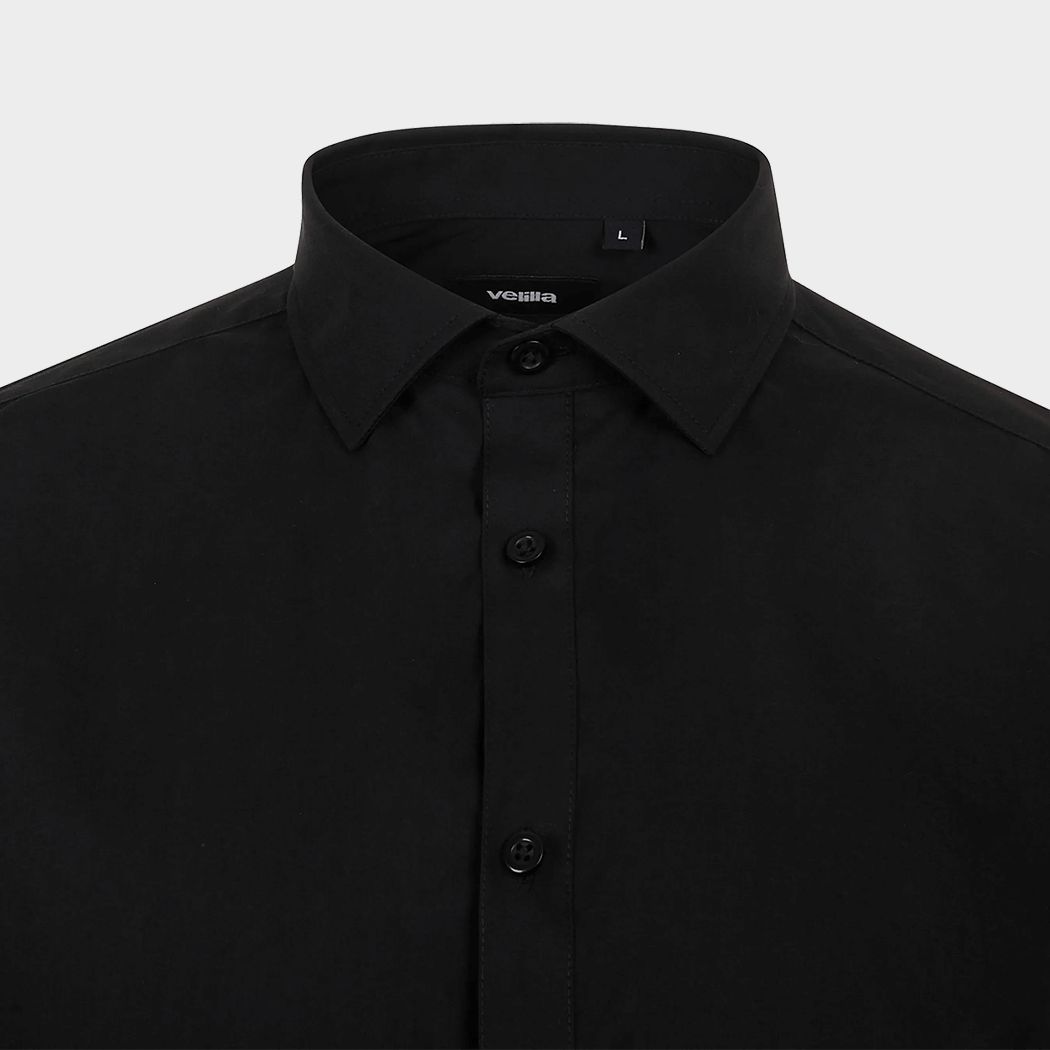 Cămașă pentru bărbați VELILLA NEGRU - 4 — bultex99.com Cămașă pentru bărbați VELILLA NEGRU - 4