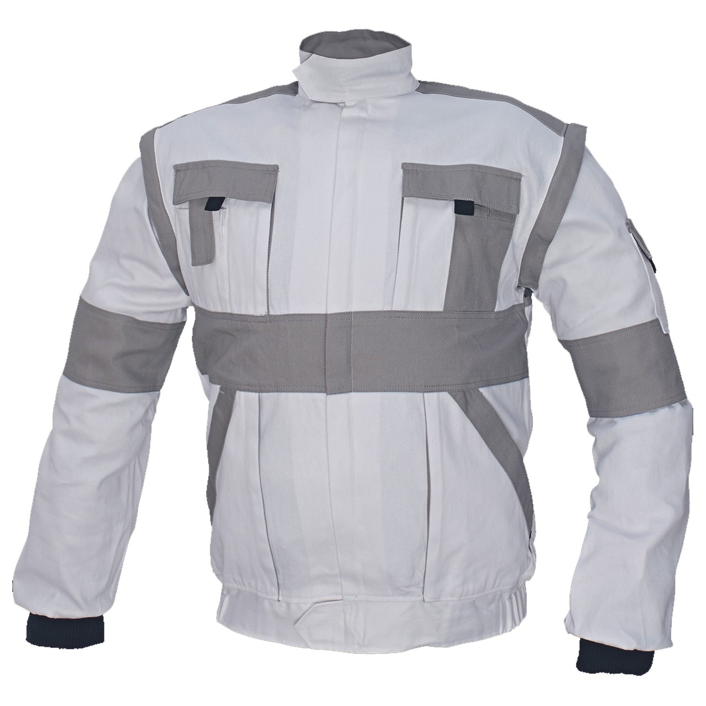 MAX ALB/GRI Jachetă de lucru — bultex99.com MAX ALB/GRI Jachetă de lucru