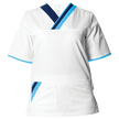 Медицинска туника MARCEL WHITE/BLUE - 1 — bultex99.com Медицинска туника MARCEL WHITE/BLUE - 1