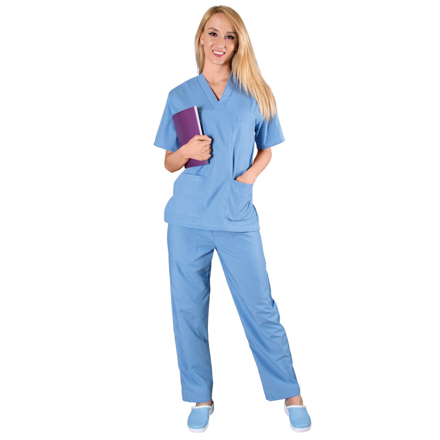 Medical tunic with pants MK3 LIGHT BLUE — bultex99.com Medical tunic with pants MK3 LIGHT BLUE