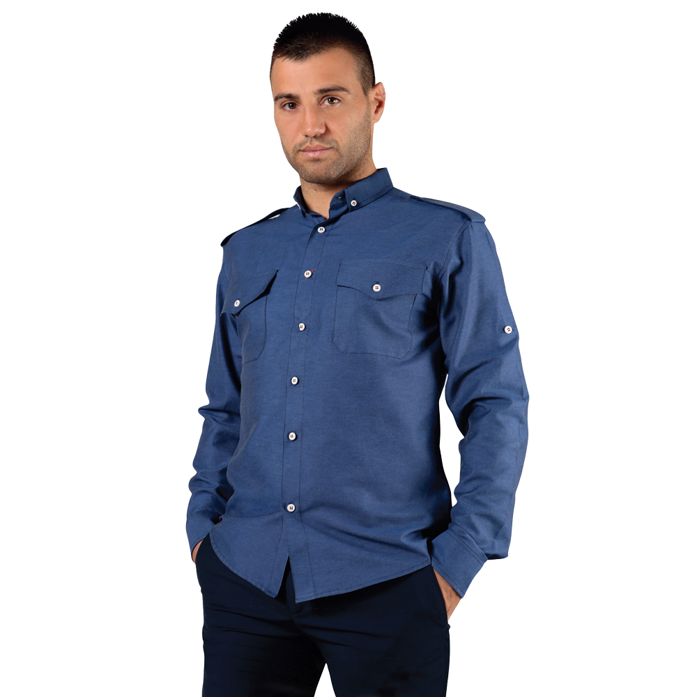 Мъжка риза CITY NAVY — bultex99.com Мъжка риза CITY NAVY