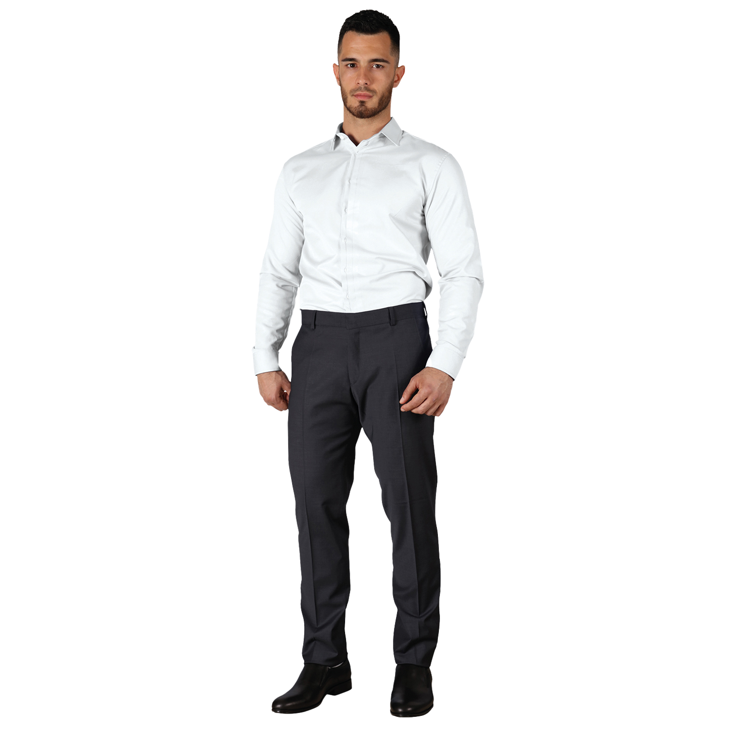Мъжка риза MARON WHITE — bultex99.com Мъжка риза MARON WHITE