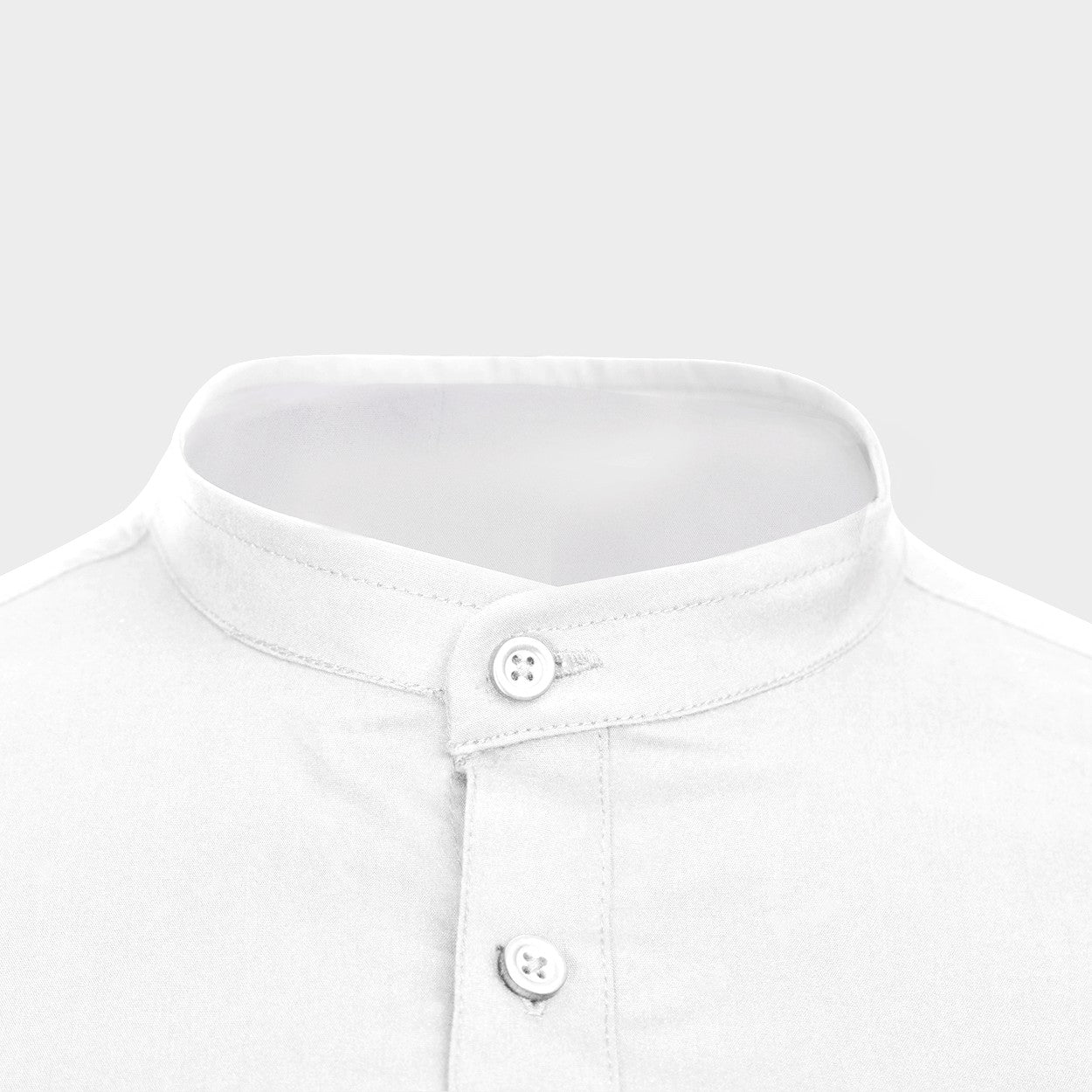 Ανδρικό πουκάμισο με γιακά Mandarin VELILLA WHITE - 5 — bultex99.com Ανδρικό πουκάμισο με γιακά Mandarin VELILLA WHITE - 5