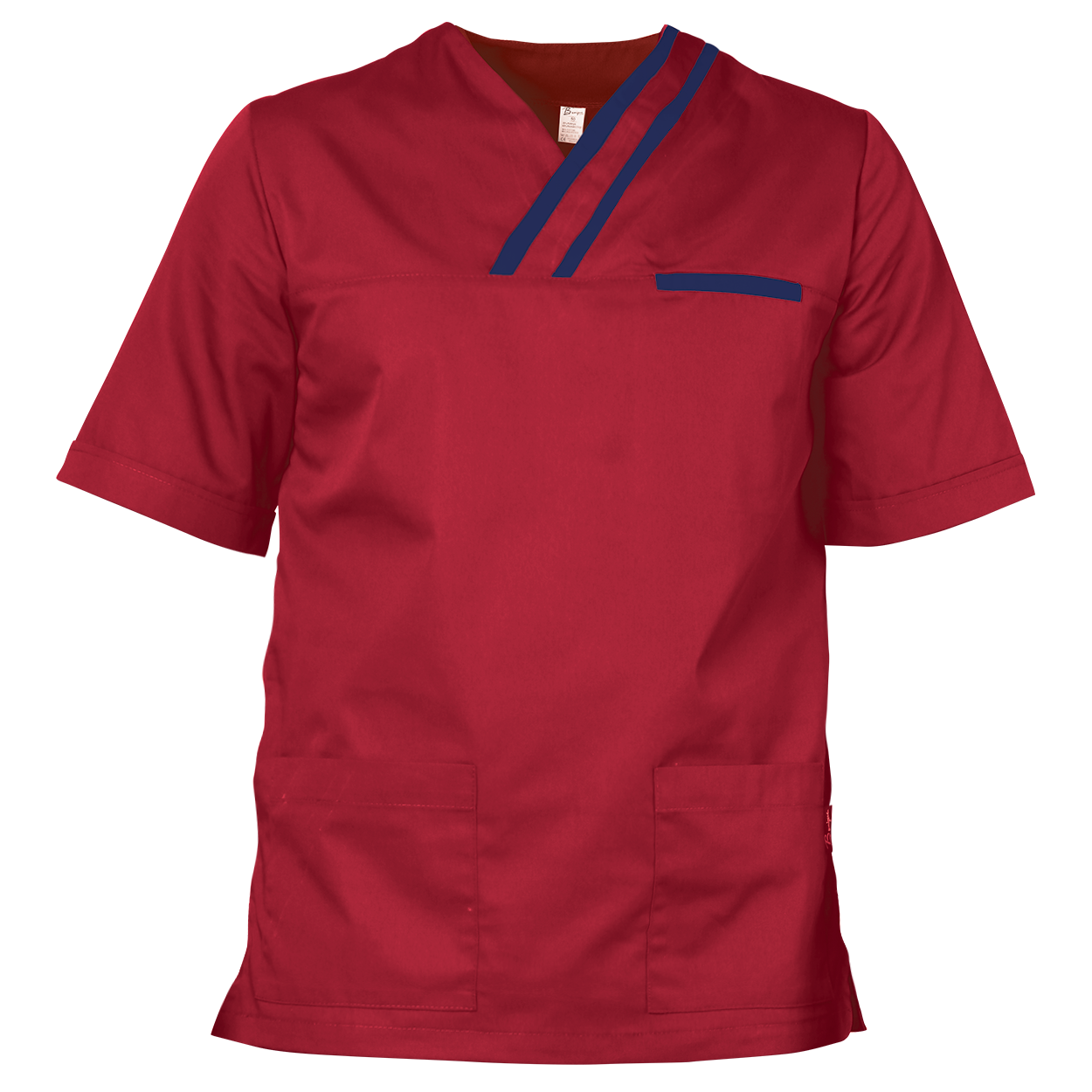 Tunică medicală pentru bărbați OLIVER DARK ROȘU/ALBASTRU MARIN — bultex99.com Tunică medicală pentru bărbați OLIVER DARK ROȘU/ALBASTRU MARIN