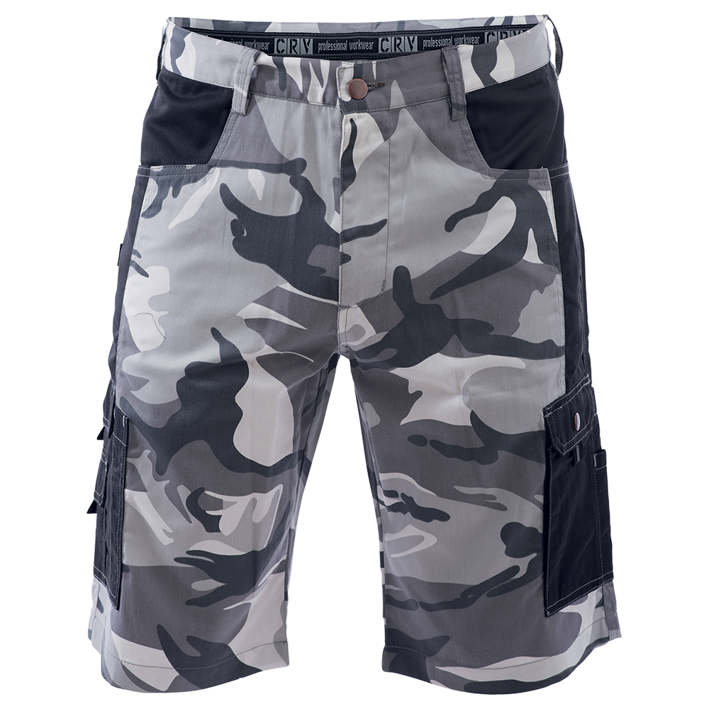 Men's shorts CRAMBE GREY CAMOUFLAGE — bultex99.com Men's shorts CRAMBE GREY CAMOUFLAGE
