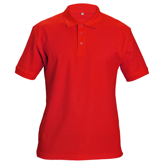 Тениска с яка KEYA RED — bultex99.com Тениска с яка KEYA RED