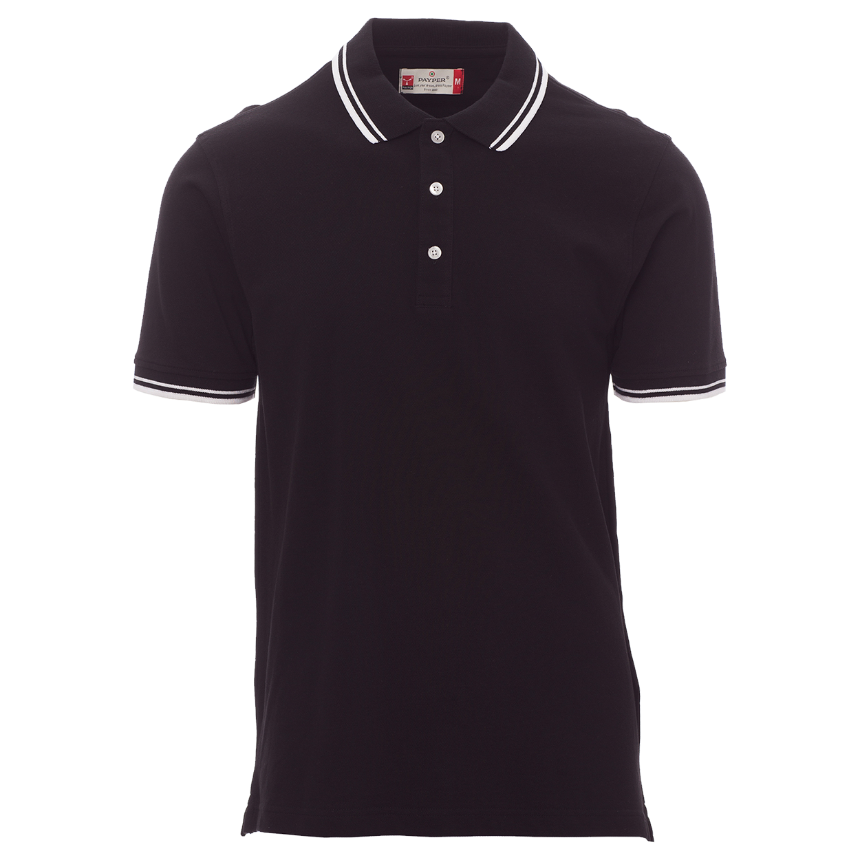 Тениска с яка PAYPER SKIPPER BLACK — bultex99.com Тениска с яка PAYPER SKIPPER BLACK
