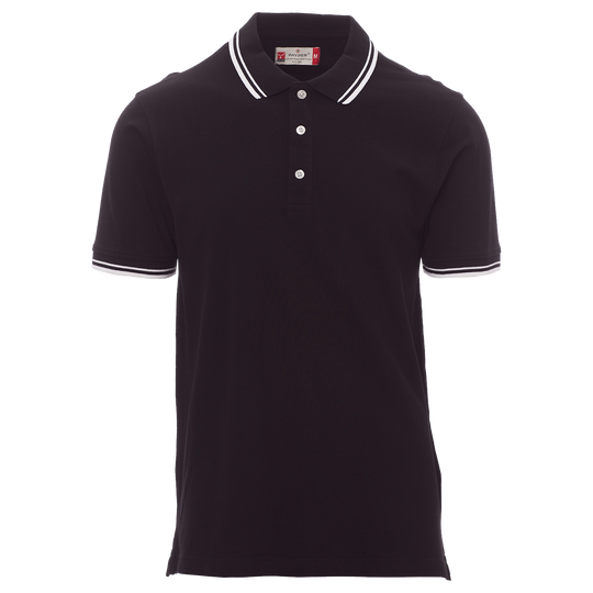 Тениска с яка PAYPER SKIPPER BLACK — bultex99.com Тениска с яка PAYPER SKIPPER BLACK