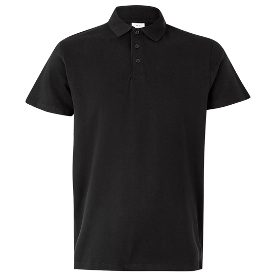 Тениска с яка VELILLA BLACK - 1 — bultex99.com Тениска с яка VELILLA BLACK - 1