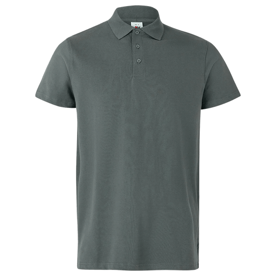 Тениска с яка VELILLA GREY - 1 — bultex99.com Тениска с яка VELILLA GREY - 1