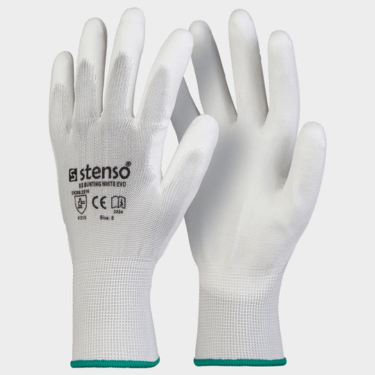 Polyurethane dipped gloves BLACKBURN WHITE - 1 — bultex99.com Polyurethane dipped gloves BLACKBURN WHITE - 1