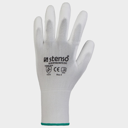 Polyurethane dipped gloves BLACKBURN WHITE - 2 — bultex99.com Polyurethane dipped gloves BLACKBURN WHITE - 2
