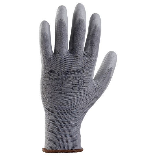 Polyurethane dipped gloves BUNTING GREY - 2 — bultex99.com Polyurethane dipped gloves BUNTING GREY - 2