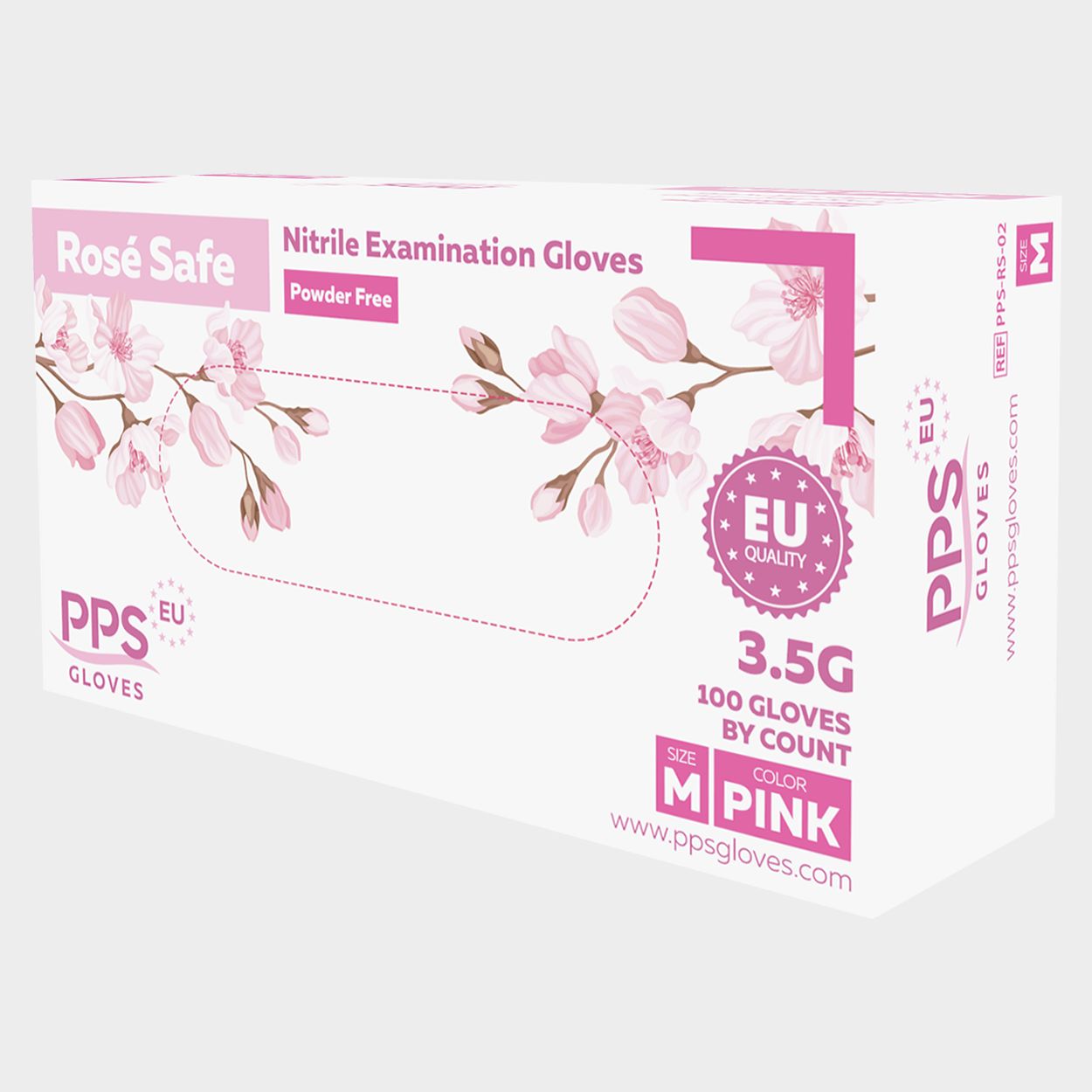 Powder-free nitrile gloves PPS ROSE SAFE PF - 3 — bultex99.com Powder-free nitrile gloves PPS ROSE SAFE PF - 3