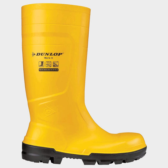 Safety boots DUNLOP WORK-IT S5 YELLOW - 1 — bultex99.com Safety boots DUNLOP WORK-IT S5 YELLOW - 1