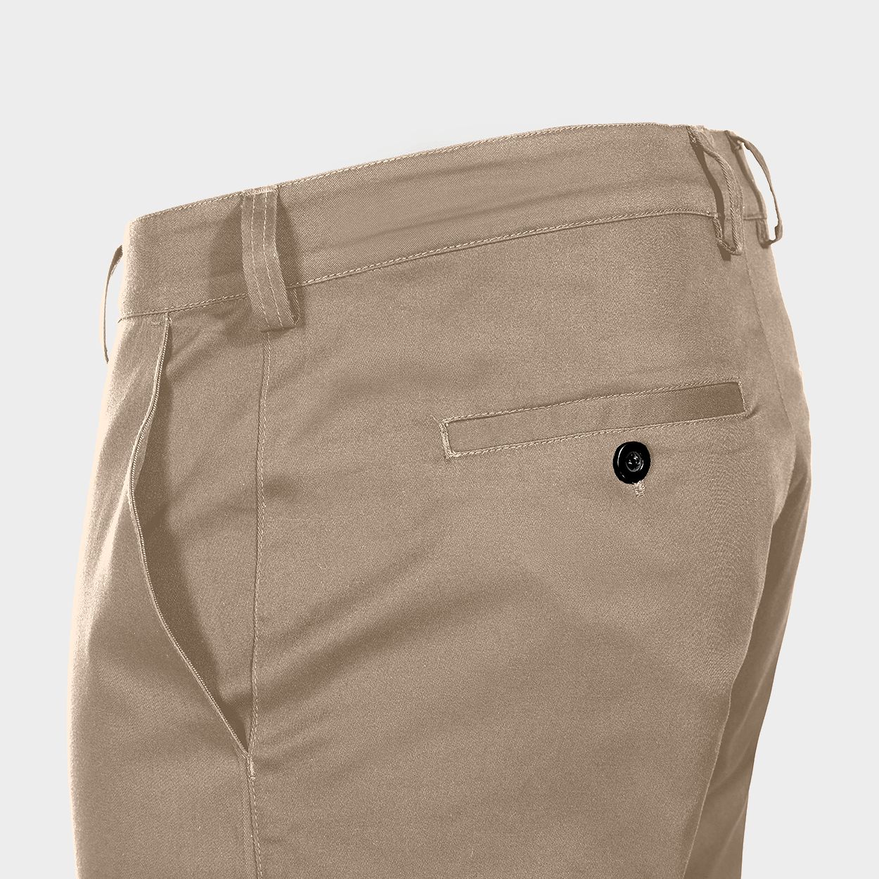 Sports-elegant trousers STENSO CHINO LIGHT BEIGE - 4 — bultex99.com Sports-elegant trousers STENSO CHINO LIGHT BEIGE - 4
