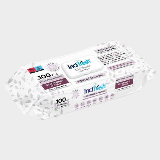 Мокри кърпи за повърхности INCI FRESH 100 бр. - 1 — bultex99.com Мокри кърпи за повърхности INCI FRESH 100 бр. - 1