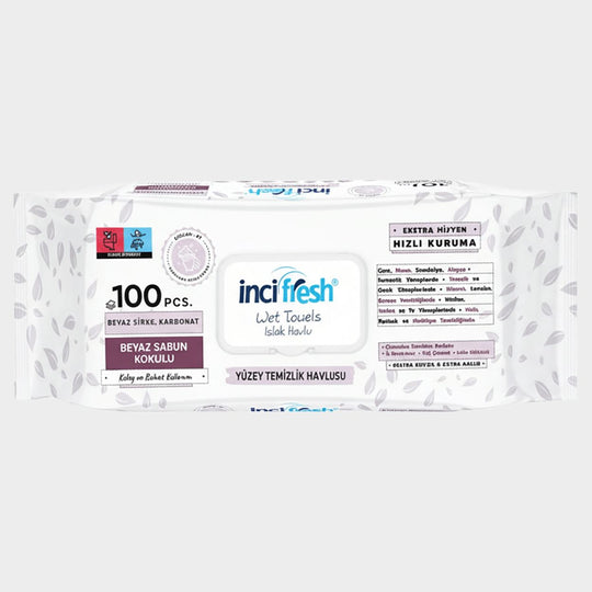 Мокри кърпи за повърхности INCI FRESH 100 бр. - 2 — bultex99.com Мокри кърпи за повърхности INCI FRESH 100 бр. - 2