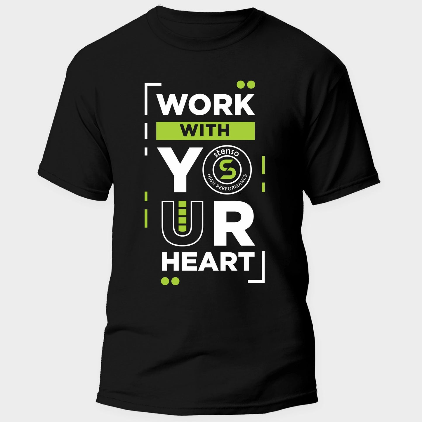 T-shirt with logo PAYPER SUNSET BLACK/GREEN — bultex99.com T-shirt with logo PAYPER SUNSET BLACK/GREEN
