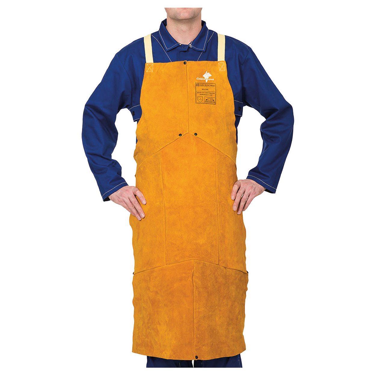 Престилка за заварчик WELDAS GOLDEN BROWN — bultex99.com Престилка за заварчик WELDAS GOLDEN BROWN