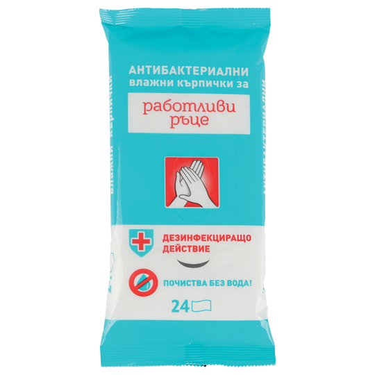 Mâini harnice - 24 buc. Șervețele umede — bultex99.com Mâini harnice - 24 buc. Șervețele umede